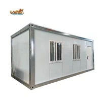 Mobilny dom kontenerowy z płaskim opakowaniem